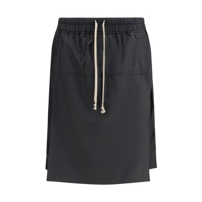 Short de type bermuda Moncler x Rick Owens en polyester noir