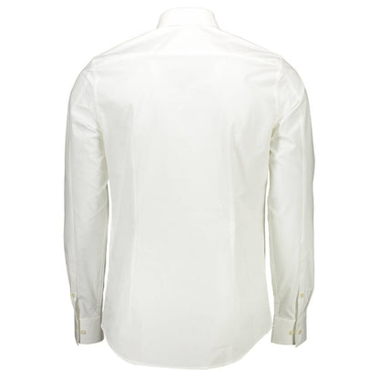 Camicia da uomo in cotone bianco Calvin Klein