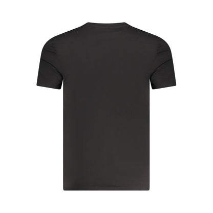T-shirt noir en coton pour homme Guess Jeans