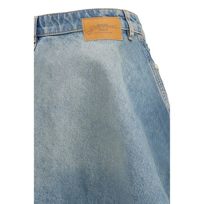 Jupe en jean bleu Ganni