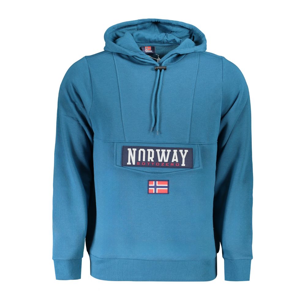 Norway 1963 Blu Cotone Felpa da uomo