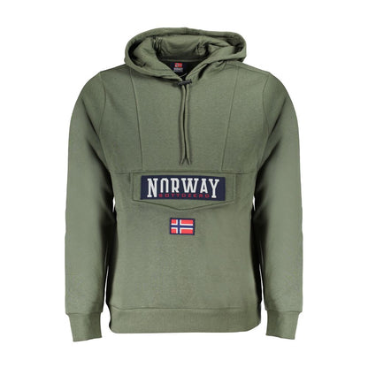 Norvegia 1963 Verde Cotone Felpa Uomo