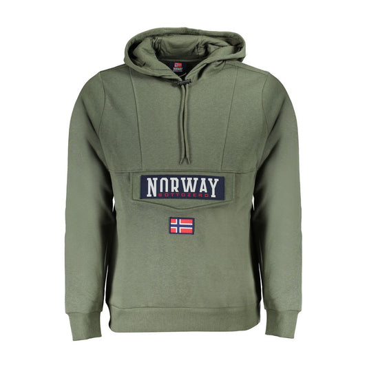 Norvegia 1963 Verde Cotone Felpa Uomo