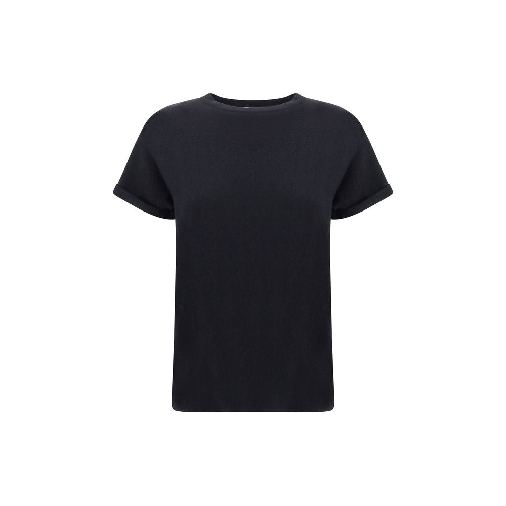 T-shirt Brunello Cucinelli en nylon noir