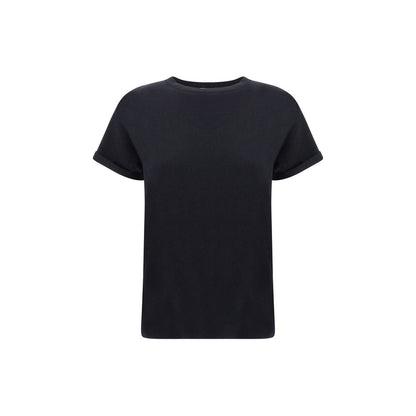 T-shirt Brunello Cucinelli en nylon noir