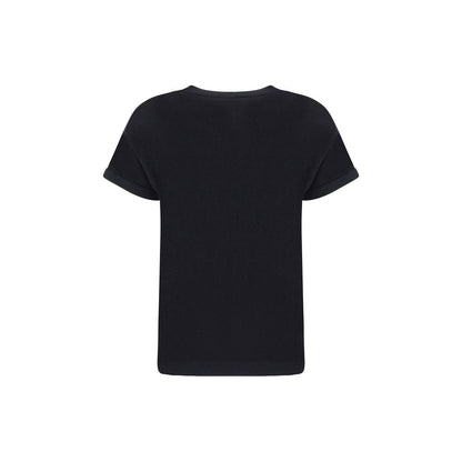 T-shirt Brunello Cucinelli en nylon noir