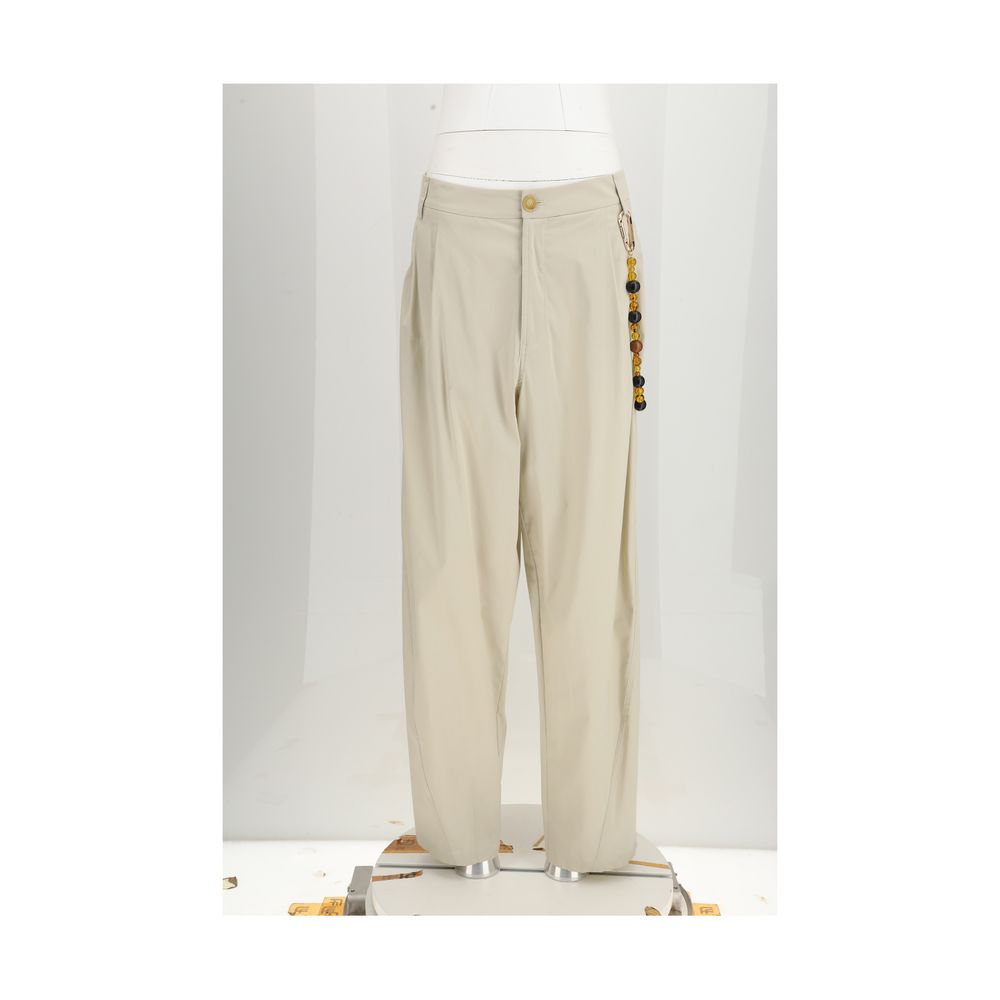Darkpark Pantaloni Casual Beige in Cotone