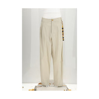 Darkpark Pantaloni Casual Beige in Cotone
