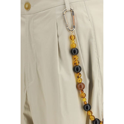 Darkpark Pantaloni Casual Beige in Cotone