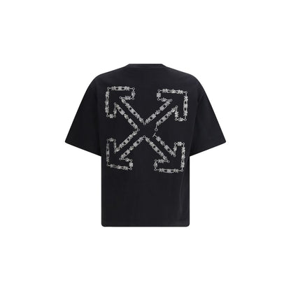 Off-White Cotone Nero Abbigliamento Sportivo