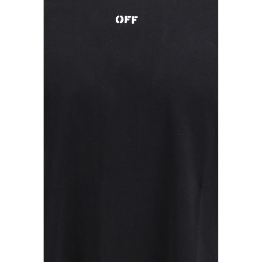 Off-White Cotone Nero Abbigliamento Sportivo