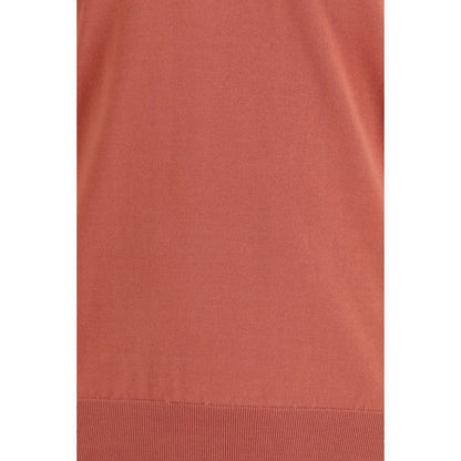 Felpa arancione in cotone Brunello Cucinelli