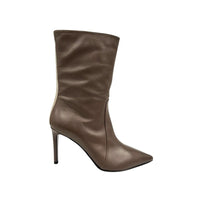 Bottes Borbonese en cuir marron pour femme