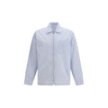 Camicia fantasia Prada in poliammide blu