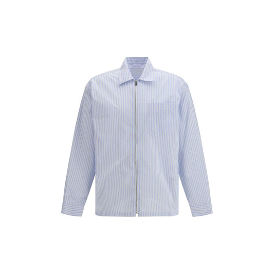Camicia Prada in poliammide blu fantasia