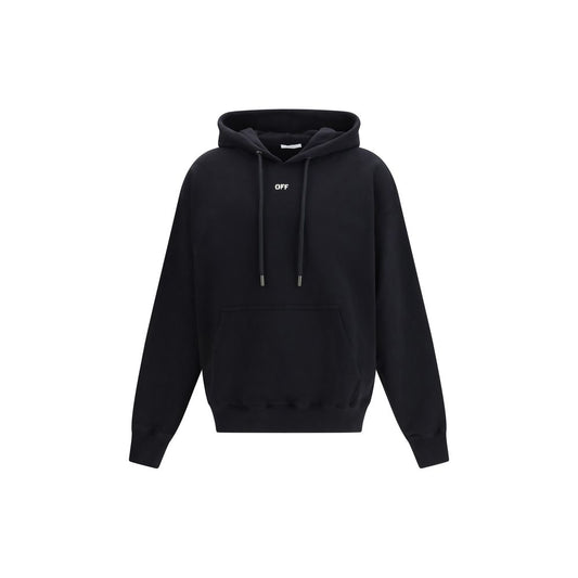 Felpa Off-White in cotone nera