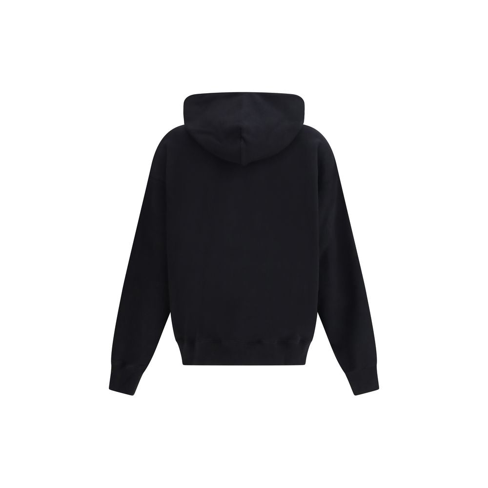 Felpa Off-White in cotone nera