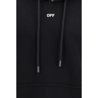 Felpa Off-White in cotone nera