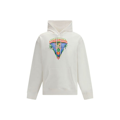 Sweat-shirt en coton blanc Casablanca