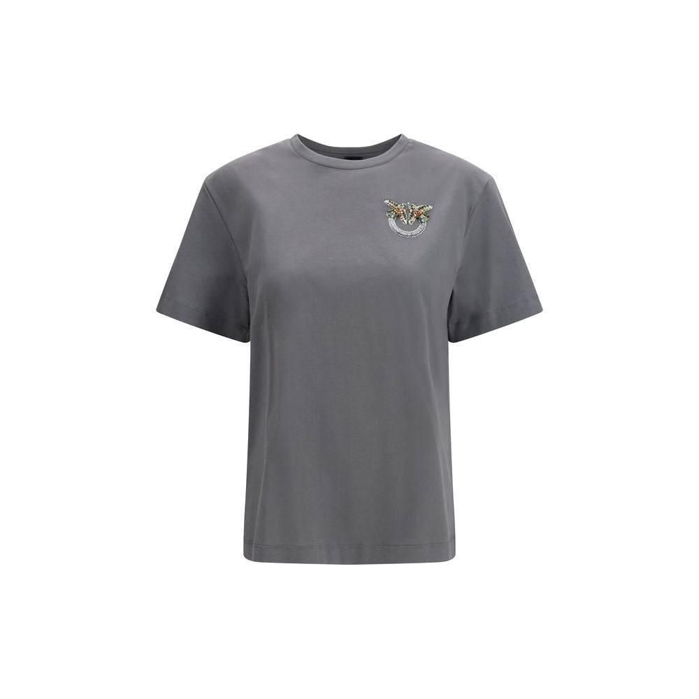 T-shirt en coton gris PINKO