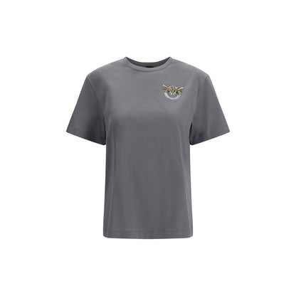 T-shirt en coton gris PINKO