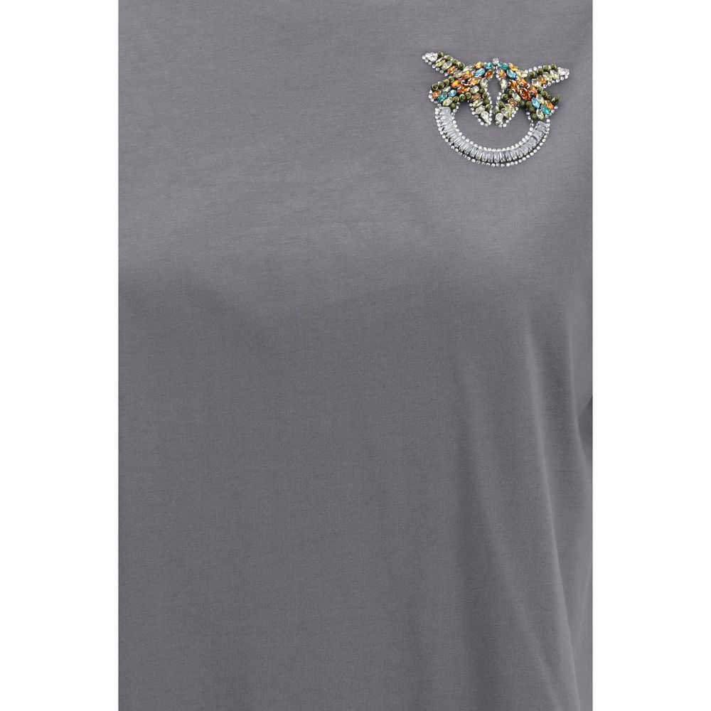 T-shirt en coton gris PINKO