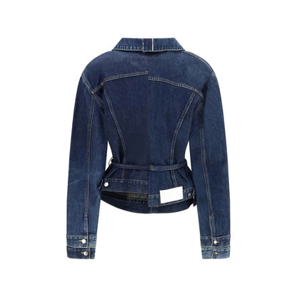Giacca di jeans E.L.V. DENIM in cotone blu