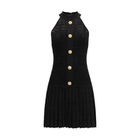 Abito da cocktail Balmain nero in viscosa