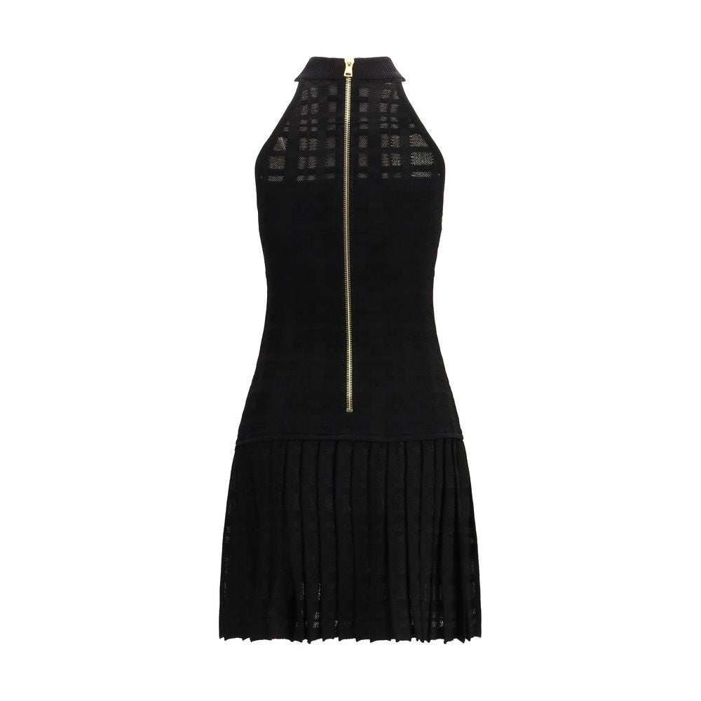 Abito da cocktail Balmain nero in viscosa