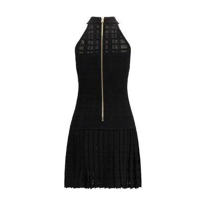 Abito da cocktail Balmain nero in viscosa