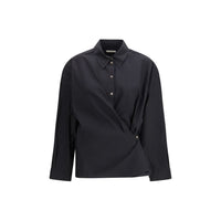 Chemise habillée Lemaire en coton noir