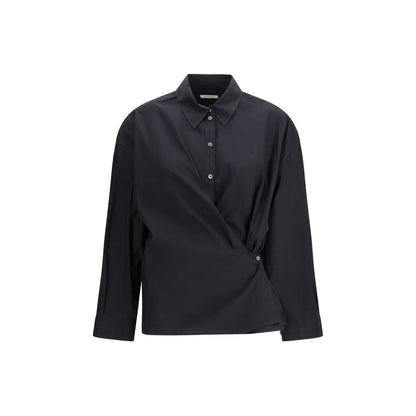 Chemise habillée Lemaire en coton noir