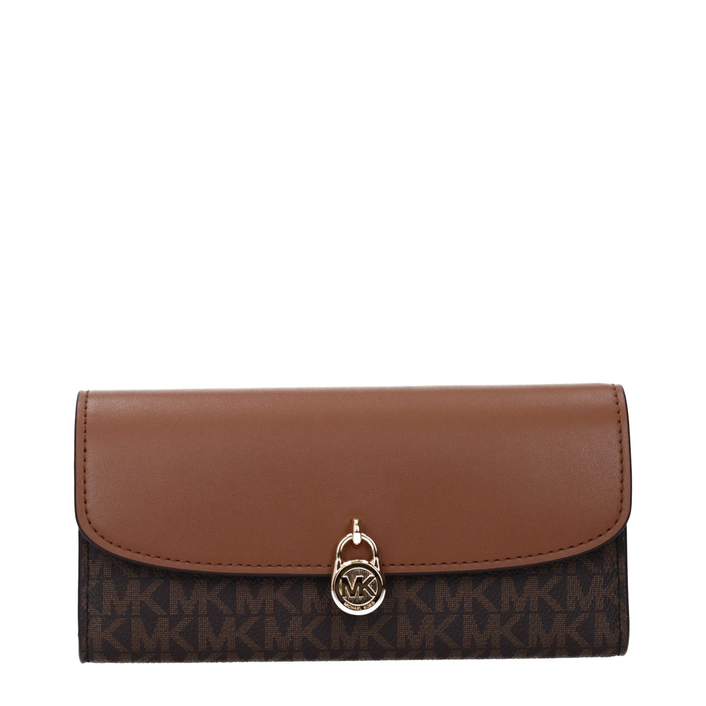 Portafoglio Michael Kors in Tessuto Marrone