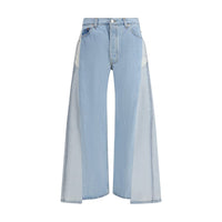 E.L.V. DENIM Jeans in denim di cotone blu