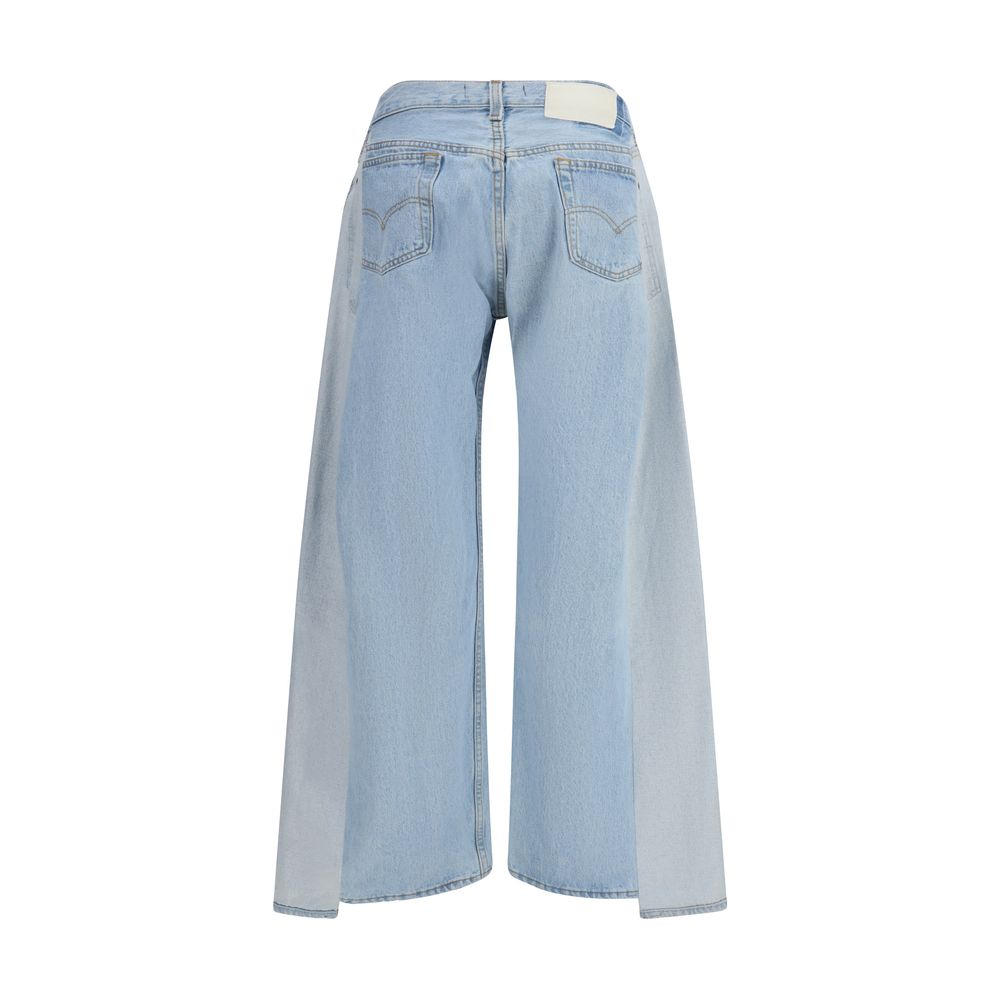 E.L.V. DENIM Jean en coton bleu Denim