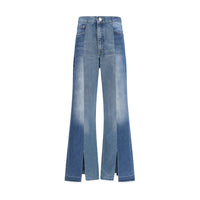 Jeans svasati E.L.V. DENIM blu in cotone