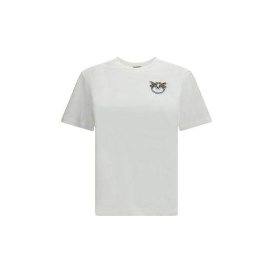T-shirt bianca in cotone PINKO