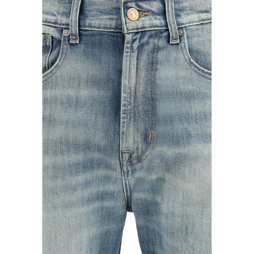 Jeans Relaxed Fit en Coton Bleu 7FOR