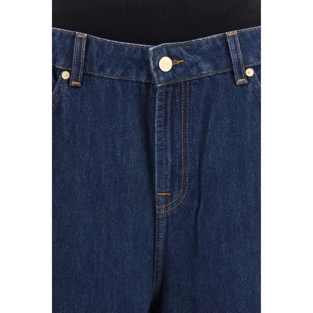 Jeans Rilassati 7FOR in Cotone Blu
