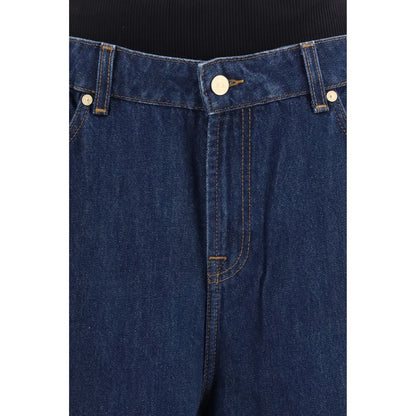 Jeans Rilassati 7FOR in Cotone Blu