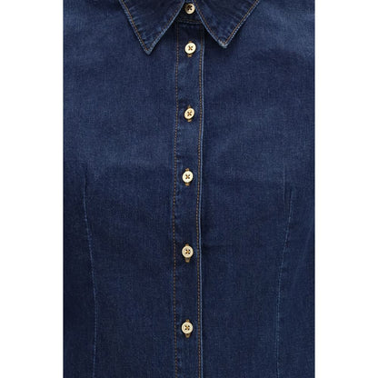 Camicia di jeans blu 7FOR