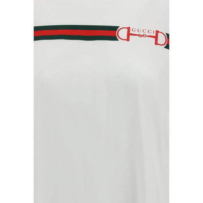 T-shirt blanc en coton Gucci