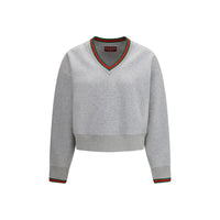 Sweat-shirt Gucci en coton gris
