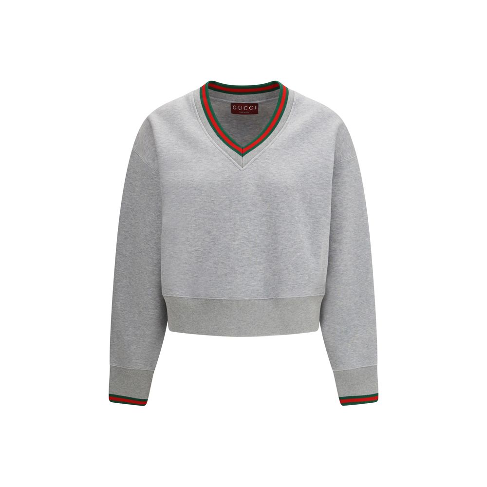 Sweat-shirt Gucci en coton gris