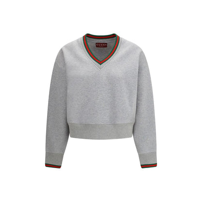 Sweat-shirt Gucci en coton gris