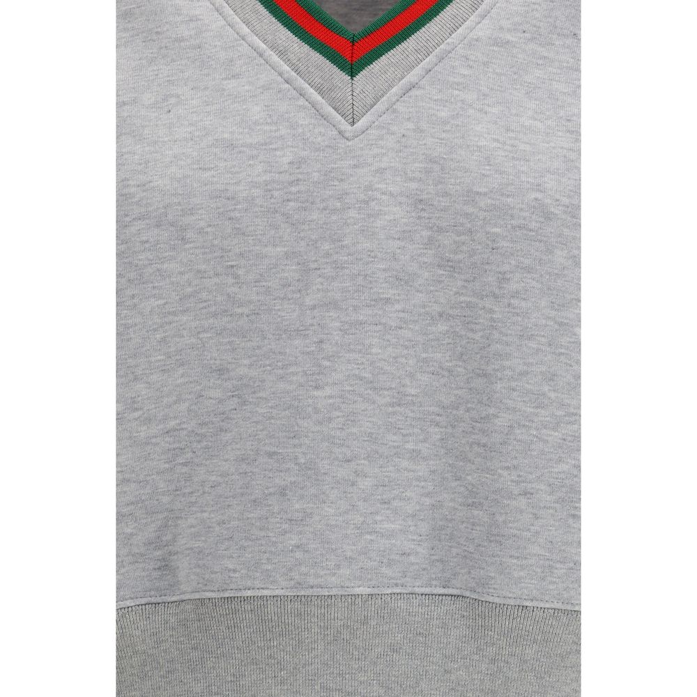 Sweat-shirt Gucci en coton gris