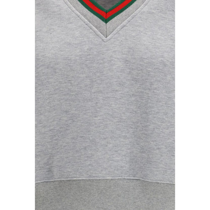 Sweat-shirt Gucci en coton gris