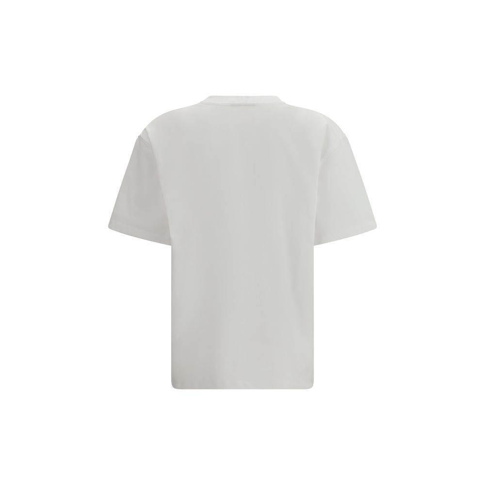 T-shirt Ganni in cotone bianco