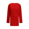 Robe de cocktail Jacquemus rouge en viscose