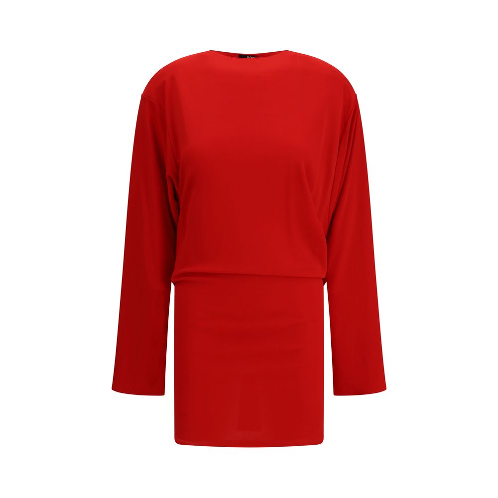 Robe de cocktail Jacquemus rouge en viscose